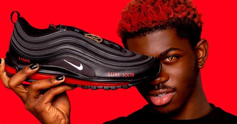 nike schuhe lil nas x|nike satan shoe.